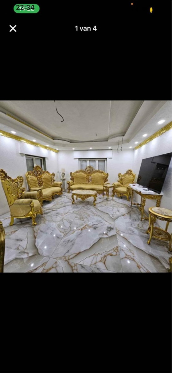 Image 1 of Soggiorno e sala da pranzo in stile barocco