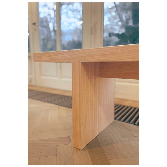 Image 1 of 2x dining bench in oak