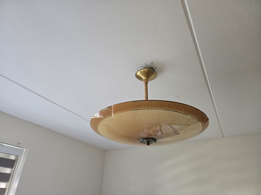 Lampada a sospensione vintage italiana