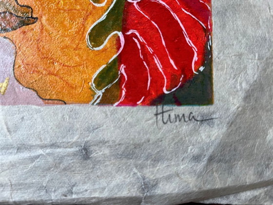 Image 1 of Sérigraphie Himajuwita Pakun - Envolez-vous