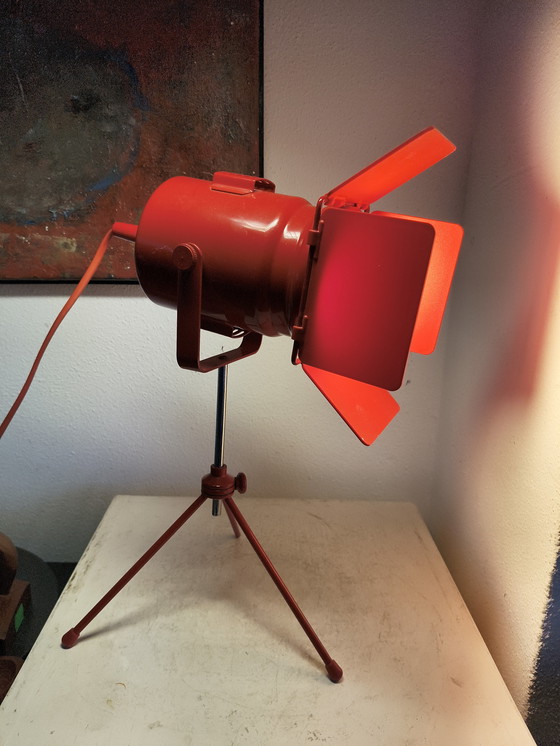 Image 1 of Vintage design eighties spotlamp tripod  verstelbare tafellamp