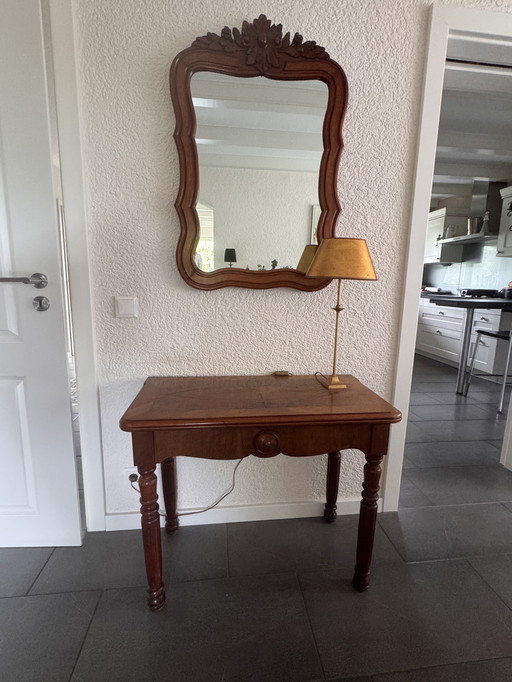 Antieke consoletafel met spiegel - Elegante set in klassieke stijl
