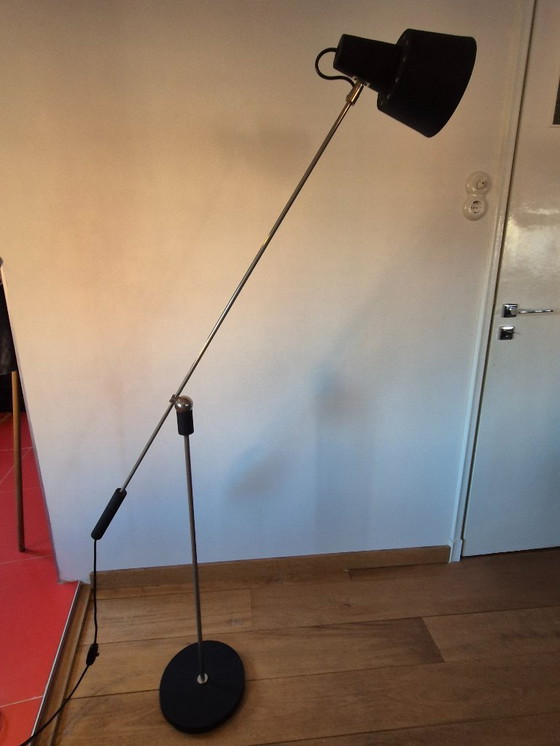 Image 1 of Stehlampe Magneto, Artiforte H. Fillekes, mit originaler schwarzer Schrumpffolie, Ende der 1950er Jahre