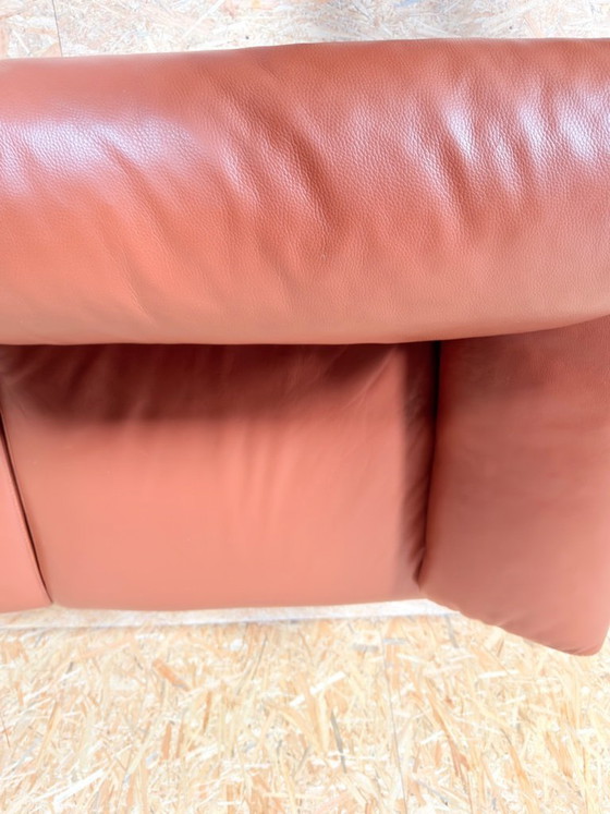 Image 1 of Agnelli Sofa 2 ,5 zits leren Italiaanse bank