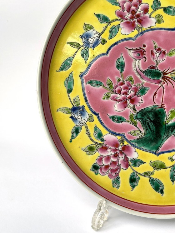 Image 1 of Decoratief bord Nyonya Peranakan Chinees porselein