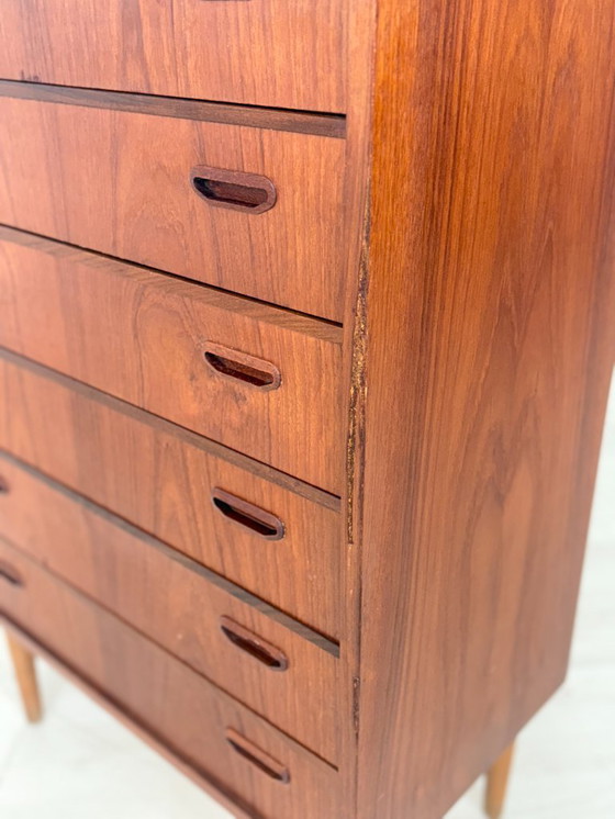 Image 1 of Commode/meuble coiffeuse vintage en teck / meuble design danois