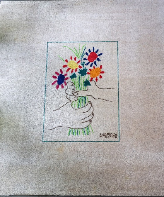 Image 1 of ALFOMBRA DESSO TAPIZ PICASSO LE BOUQUET PARIS EDICIÓN 1958/1997