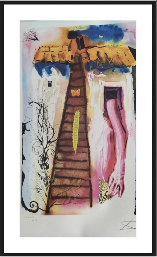 Salvador Dalí (1904-1989)

THE RABBIT SENDS IN A LITTLE BILL – ALICE IN WONDERLAND

Lithographie