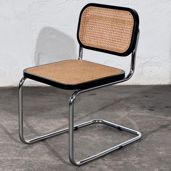 Set di 4 sedie da pranzo stile Cesca, ispirate a Marcel Breuer, anni '90 – Plastica (photo 3 of 16)