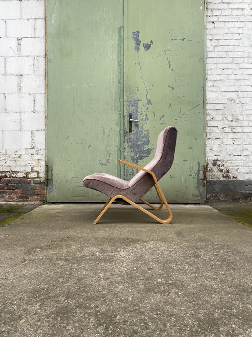 E. SAARINEN | Chaise sauterelle violette de Knoll International