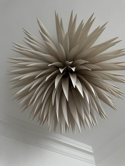 Jermy Cole kroonluchter "White flax FLUSH MOUNT"