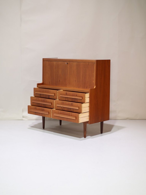 Image 1 of Secretaire Sigfred Omann Ølholm teck danois