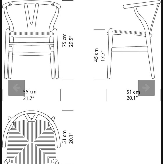 Image 1 of Carl Hansen CH24 Wishbone chair orange
