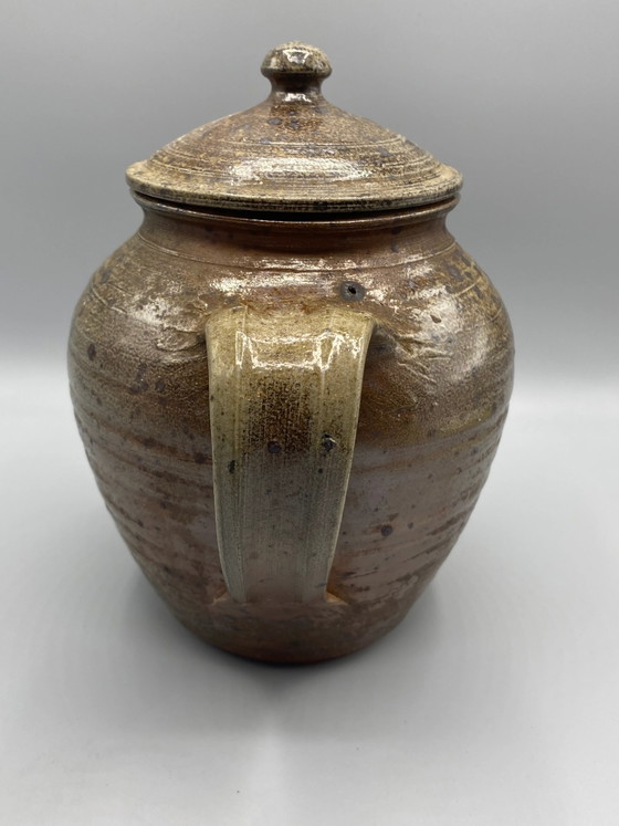 Brown Glazed Stoneware Teapot – Studio Pottery – Crockery (photo 5 of 9)