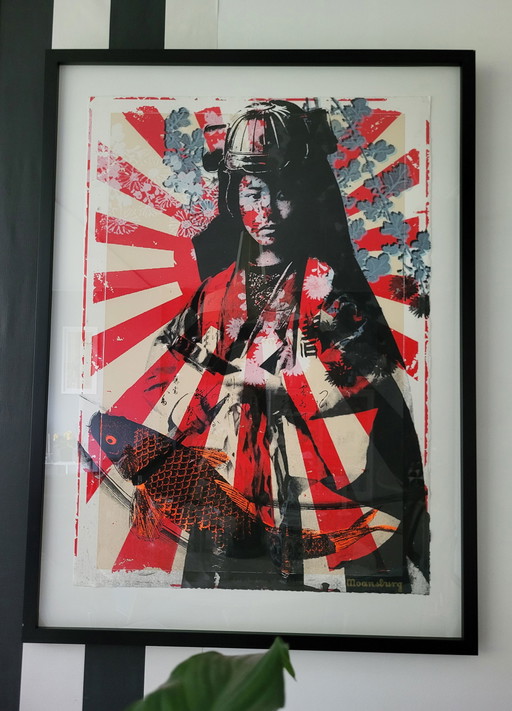 Serigrafia di Moansburg della serie Japan.