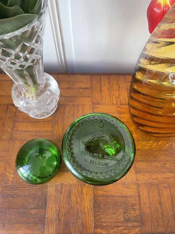 Image 1 of Juego de 3 frascos de boticario antiguos