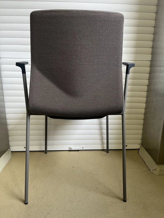 Image 1 of Chaise visiteur Cast 2 Four, piètement gris, Steelcut Trio