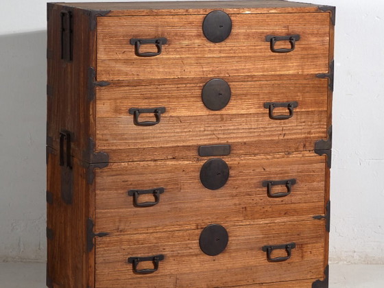 Tansu giapponese antico - Periodo Meiji / Taishō (ca. ) #25 – Cassettiere, Iron (photo 2 of 40)