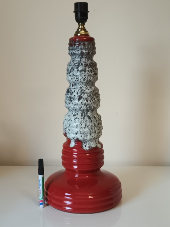 Image 1 of Fette Lava-Keramik-Lampe