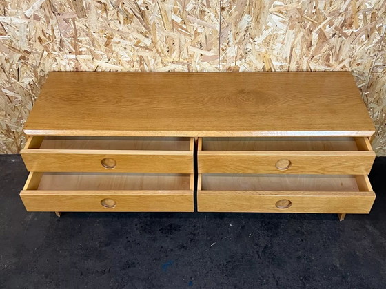 Image 1 of 60s 70s wardrobe sideboard chest of drawers oak VM Vildbjerg Danish Design