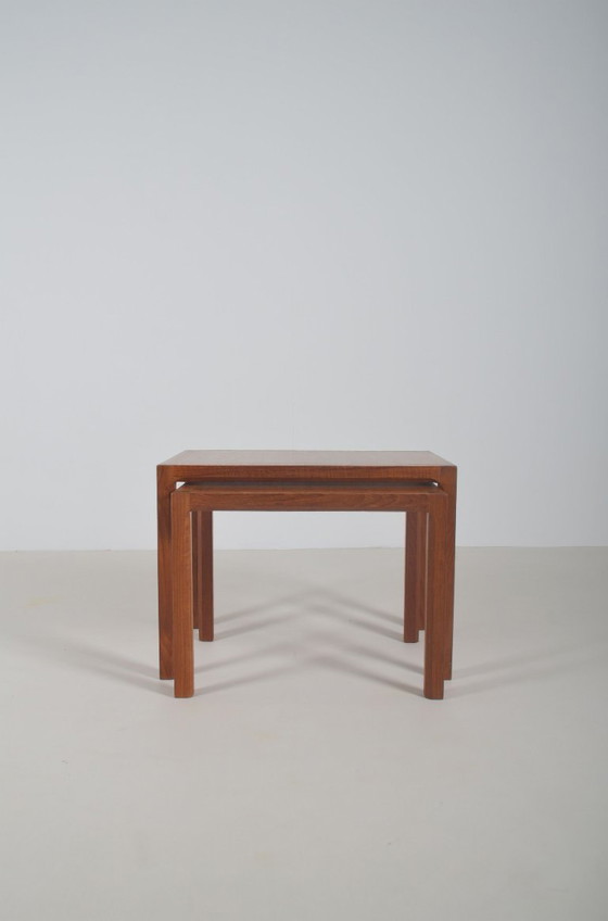 Image 1 of Set of Danish nesting tables by Kai Kristiansen for Vildbjerg Møbelfabrik, 1960s
