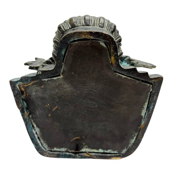 Maitreya Bodhisattva Chino en Postura Devocional – Bronce Dorado, lote 445 – Esculturas, Bronze (photo 10 of 10)