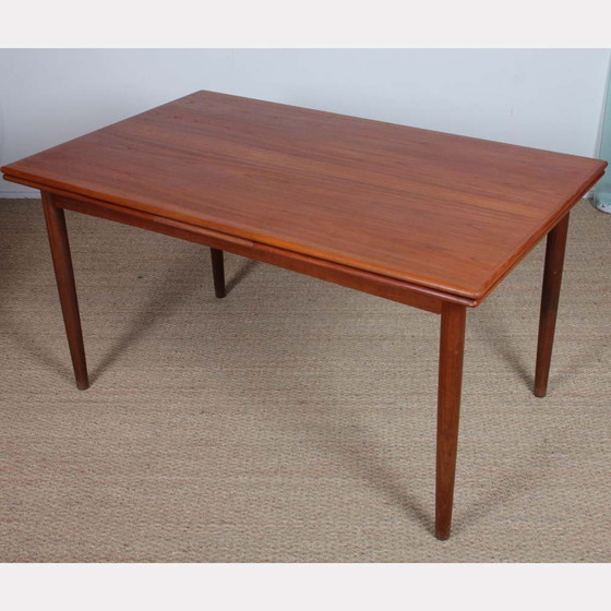 Image 1 of Scandinavische vintage uitschuifbare eettafel uit 1960