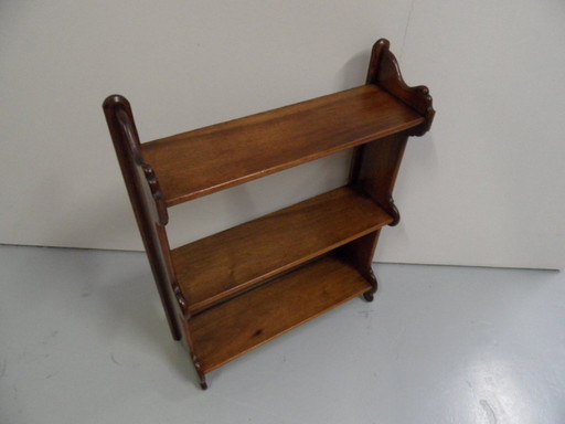 Antique walnut hanging rack
