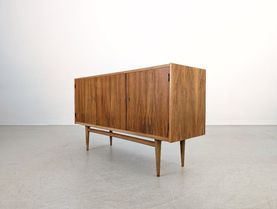 Image 1 of Original Midcentury Sideboard Walnut Vintage 1960s Buffet