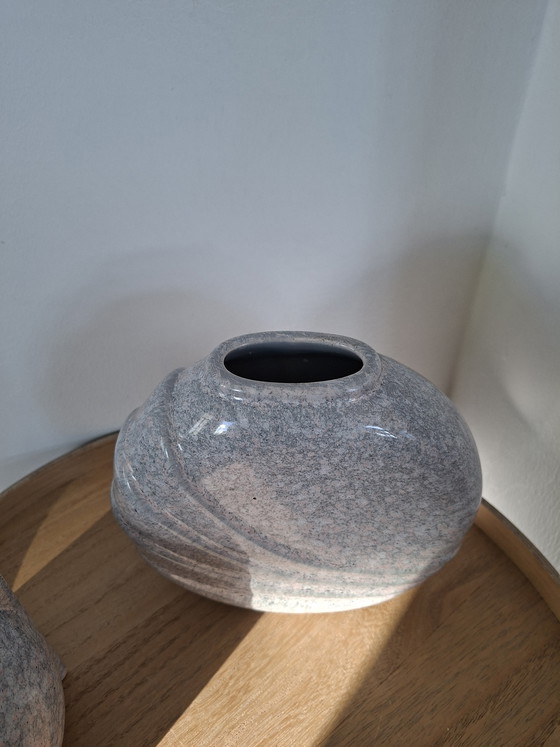 Image 1 of Beautiful Set of Postmodern Vases – Royal Holland – 80s Memphis Style