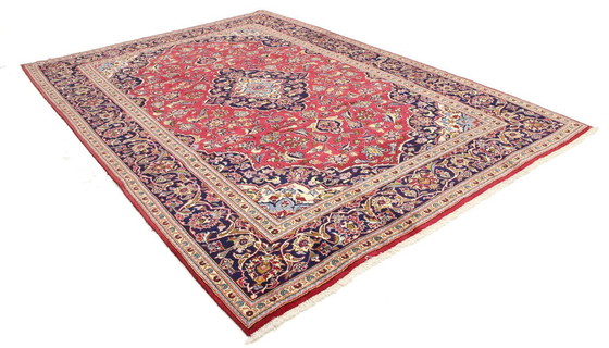 Image 1 of Original Perserteppich Keschan,Kashan Rot 350 x 245 cm Top Zustand Klassik Alt