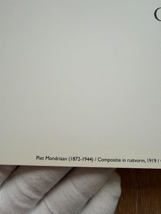 Image 1 of Piet Mondrian (1872-1944), Compositie in ruitvorm, 1919, copyright 1996 ABC/Mondrian Estate/....Imprimé en Hollande/#844