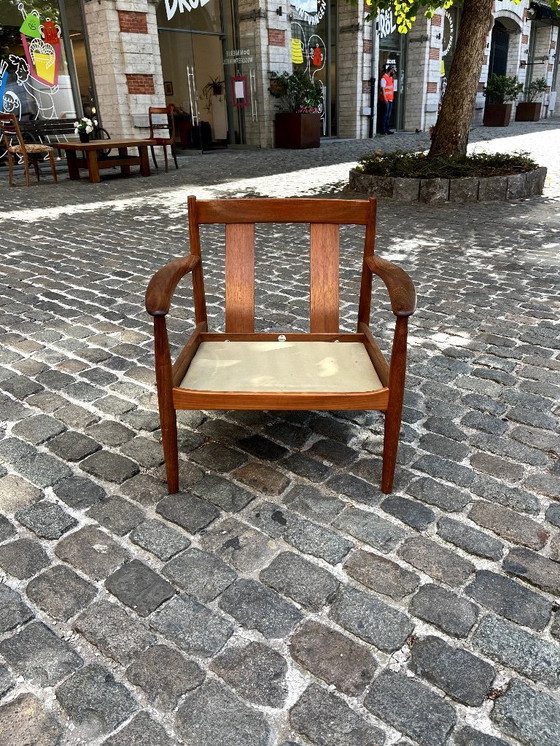 Image 1 of Coppia di poltrone, di Grete Jalk, per France & Son, Danimarca, anni '60