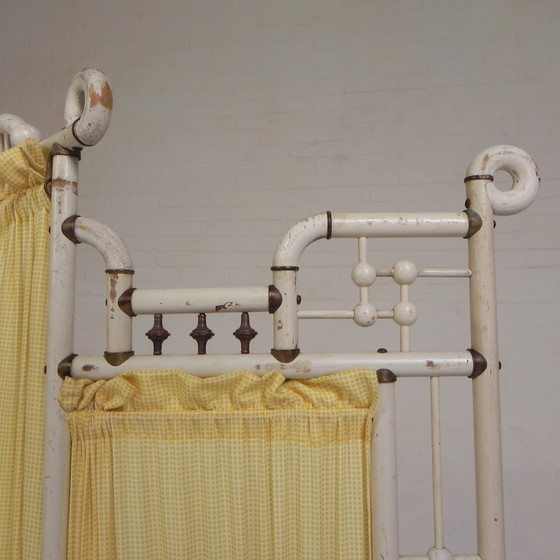 Image 1 of Mini paravento pieghevole Art Nouveau, altezza 117 cm, anni '20