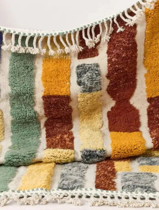 Tappeto marocchino ecrù con motivi colorati 250cmx150cm – Tappeti, Wool, Bohemian (photo 6 of 8)