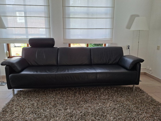 Bank – 3-5 zitsbanken, Leather (photo 2 of 5)