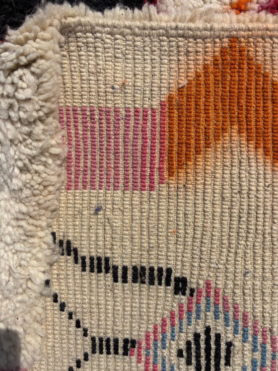 Image 1 of Tapis marocain moderne et coloré 200x300 cm, authentique tapis marocain, tapis berbère