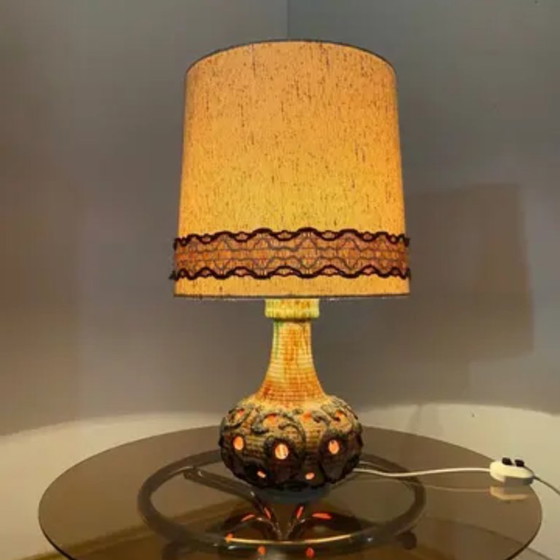 Image 1 of Retro-Tischleuchte aus Keramik, Studio Design, 1970er Jahre
