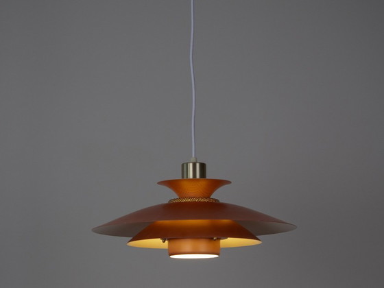 Image 1 of Danish vintage pendant Capri by Kurt Wiborg, Jeka, 1980s
