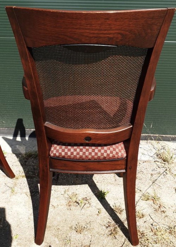 Image 1 of 4 kersenhouten bannnink jugendstil eetkamer brazos toelen 