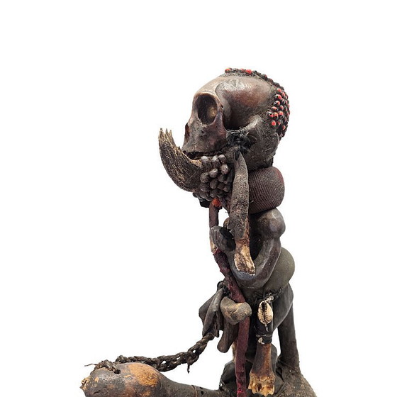 Image 1 of Fétiche de statue d'Afrique centrale ancienne/type Nkisi, milieu du XXe siècle