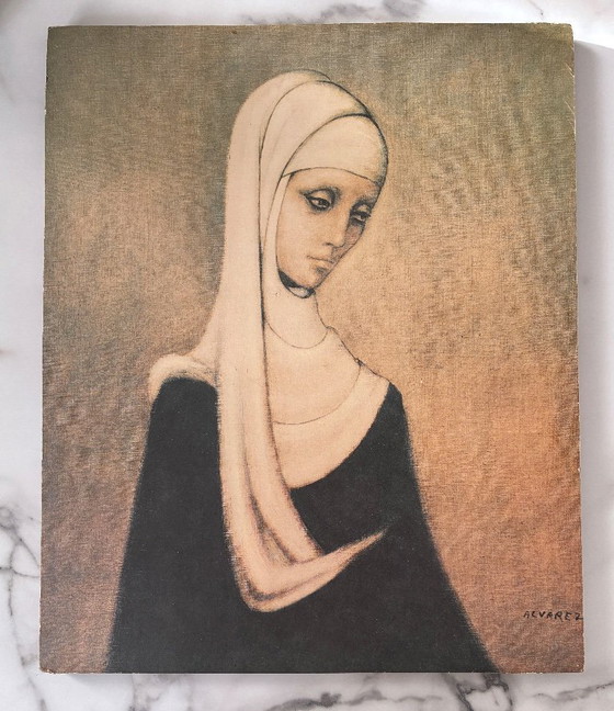 Image 1 of Reproducción de pintura impresión retrato Álvarez