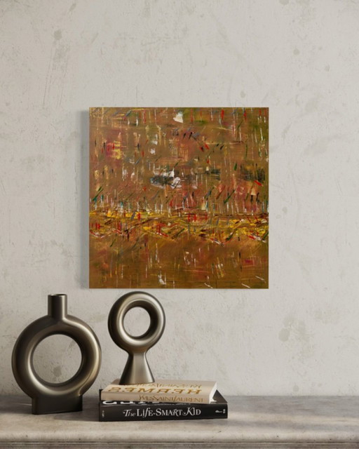 Handmade Golden Painting
