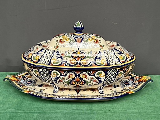 Rouen. Terrine. – servies, Porcelain (photo 2 of 7)