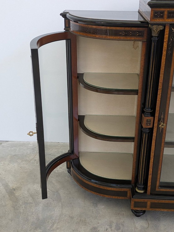 Image 1 of Credenza - Legno annerito, radica di noce - Napoleone III