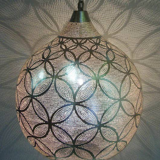 Image 1 of Lámpara colgante Hadaya BAT-XL-BLO