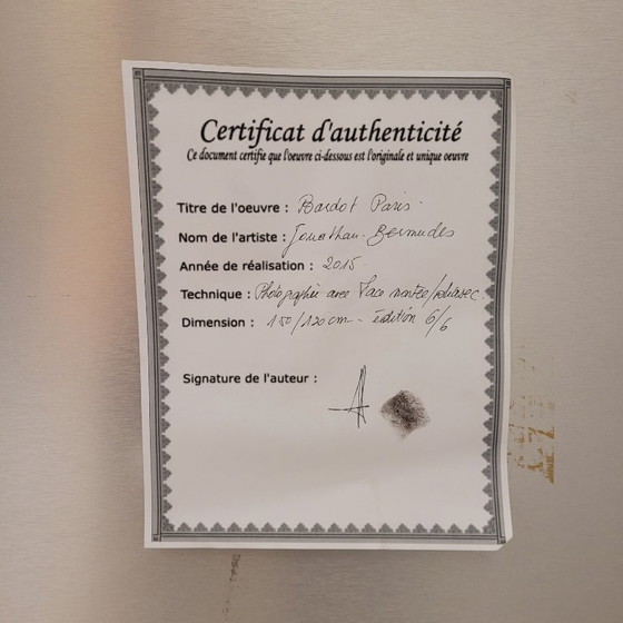 Image 1 of „Bardot Paris“, Jonathan Bermudes, Pop Art, 2015 – Frankreich