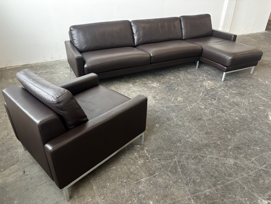 Rolf Benz EGO Divano Designer Poltrona in Pelle – Zona salotto, Leather (photo 3 of 11)