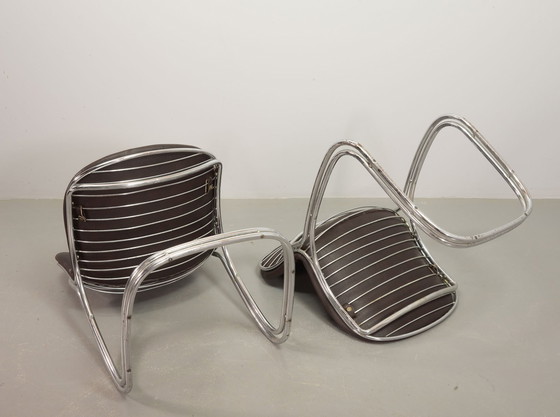 Image 1 of Sillas de comedor 'Sabrina' de Gastone Rinaldi, diseño italiano, para Rima (juego de 2), Italia, década de 1960
