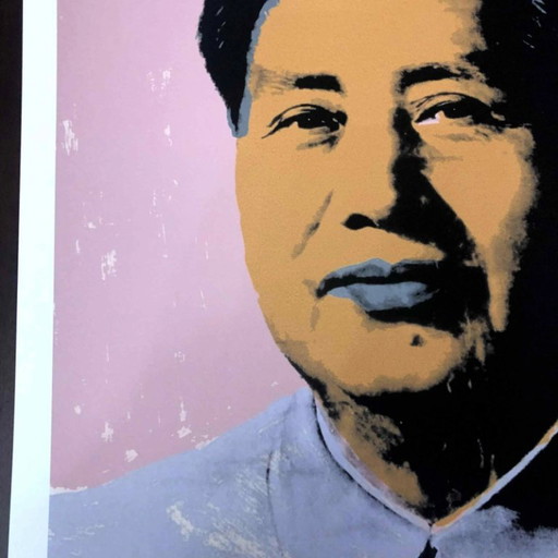 Lithographie « Mao Zedong » d'après Andy Warhol, années 1990 – lithos zeefdrukken, Paper (photo 2 of 10)